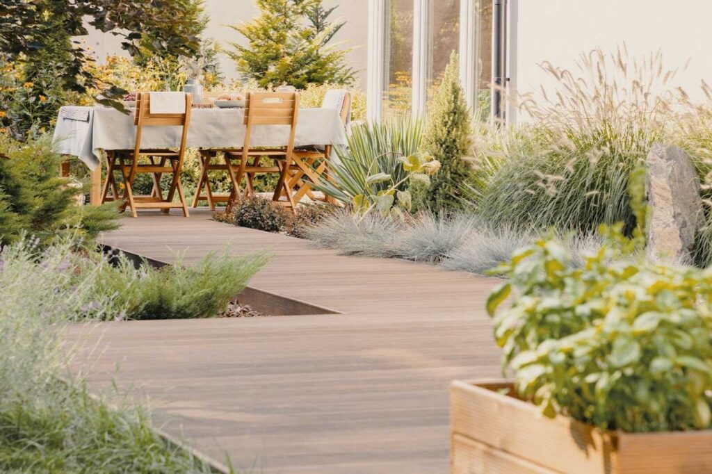 Deck  Garden Combo